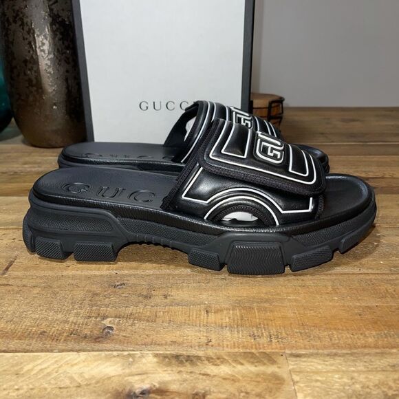 Gucci Aguru Trek Slides - Picture 11 of 12